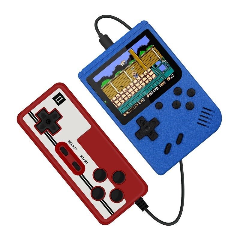Retro Portable Mini Handheld Video Game Console 8-Bit 3.0 Inch Color LCD Kids Color Game Player Built-in 400 games with Gamepad