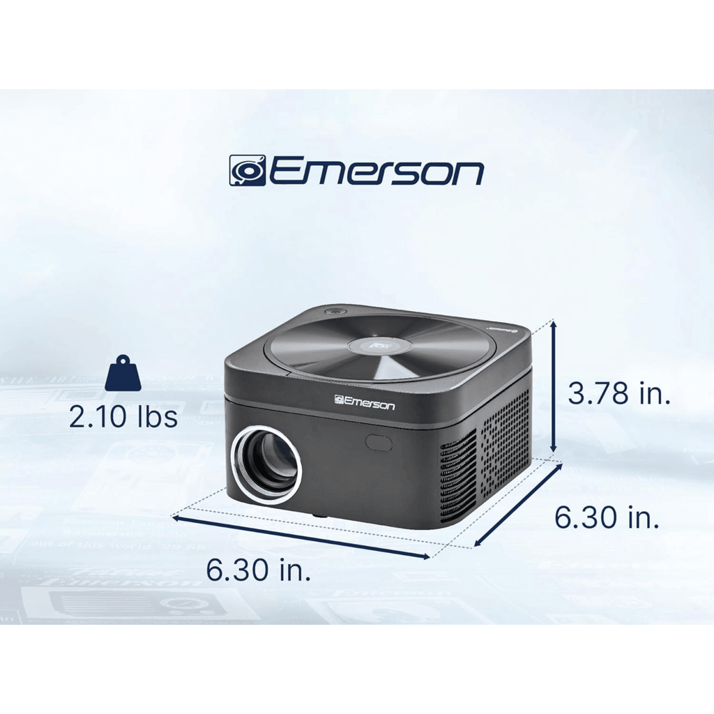 120" Home Theater LCD Projector with Built-In DVD Player