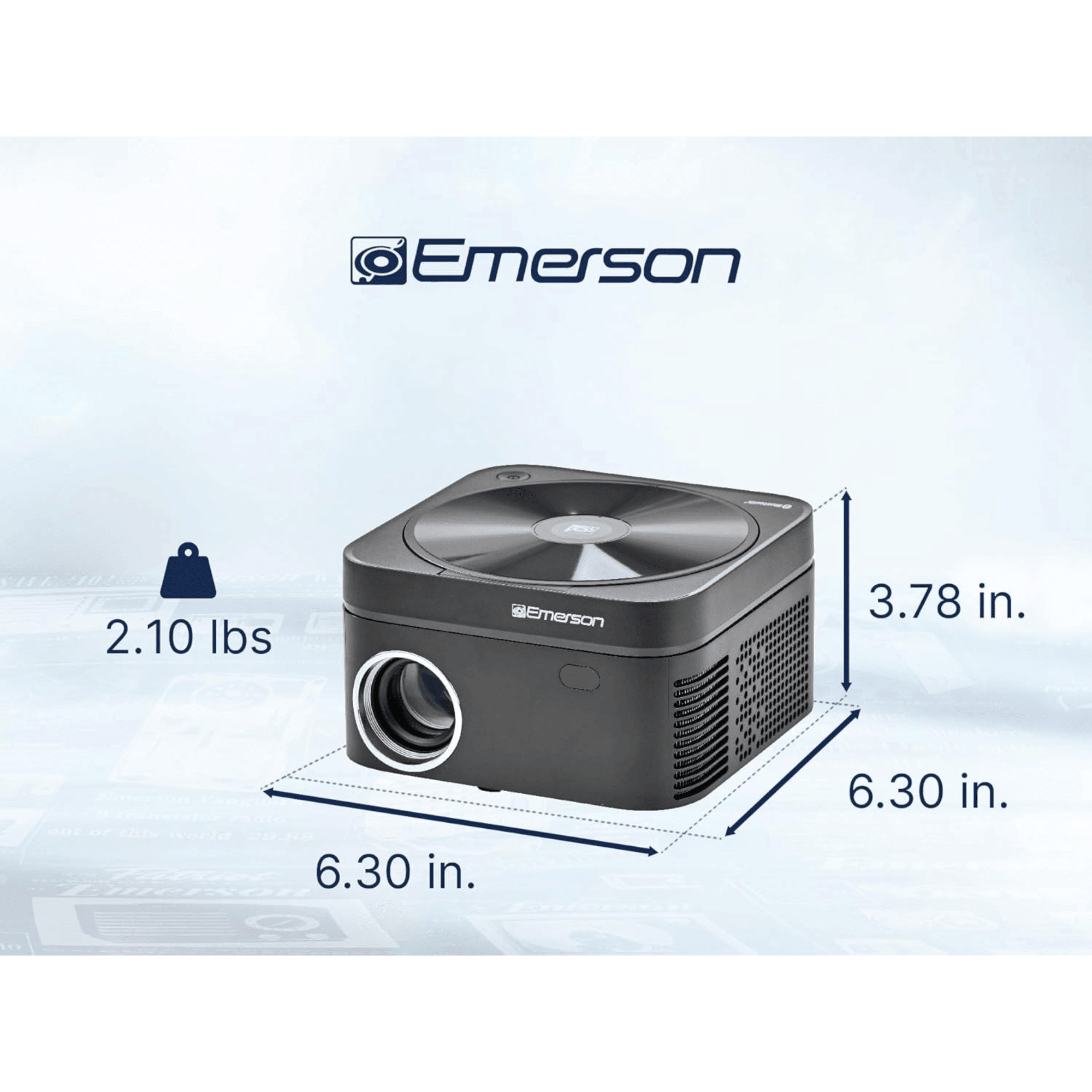 120" Home Theater LCD Projector with Built-In DVD Player