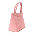 Caviar Medallion CC Tote Light Pink
