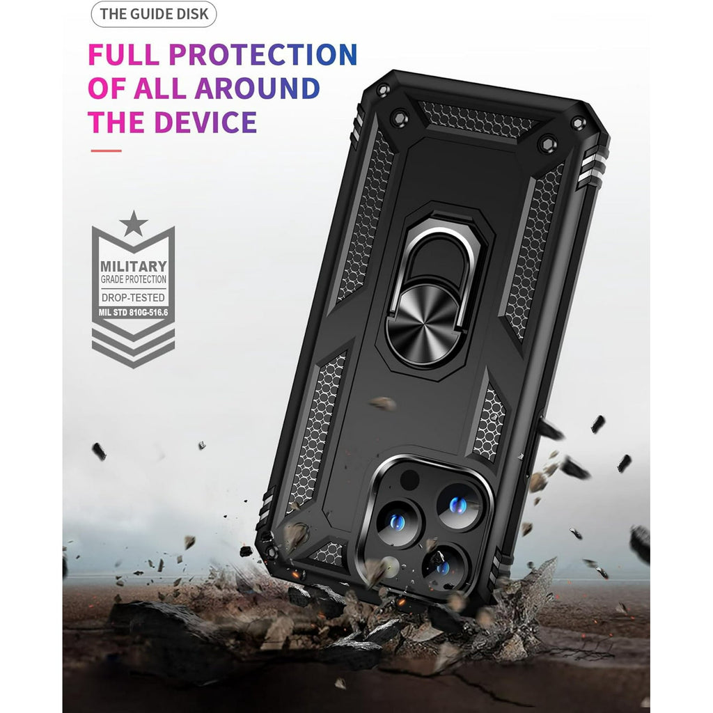 Entronix Case Compatible with iPhone 14 Plus - Dual-Layer Guard Gripstand