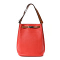 Taurillon Clemence Barenia So Kelly 26 Rouge Pivoine Fauve