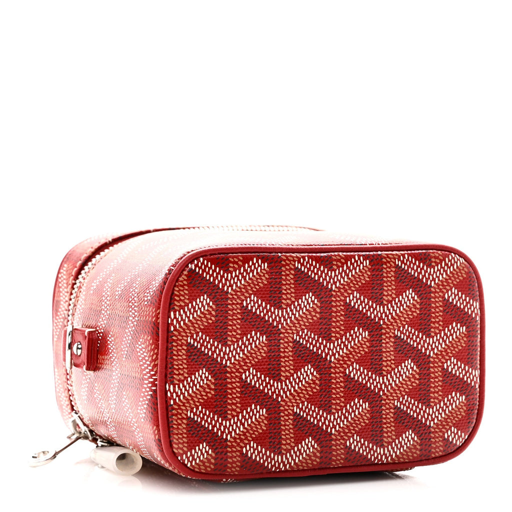 Goyardine Muse Nano Vanity Case Red