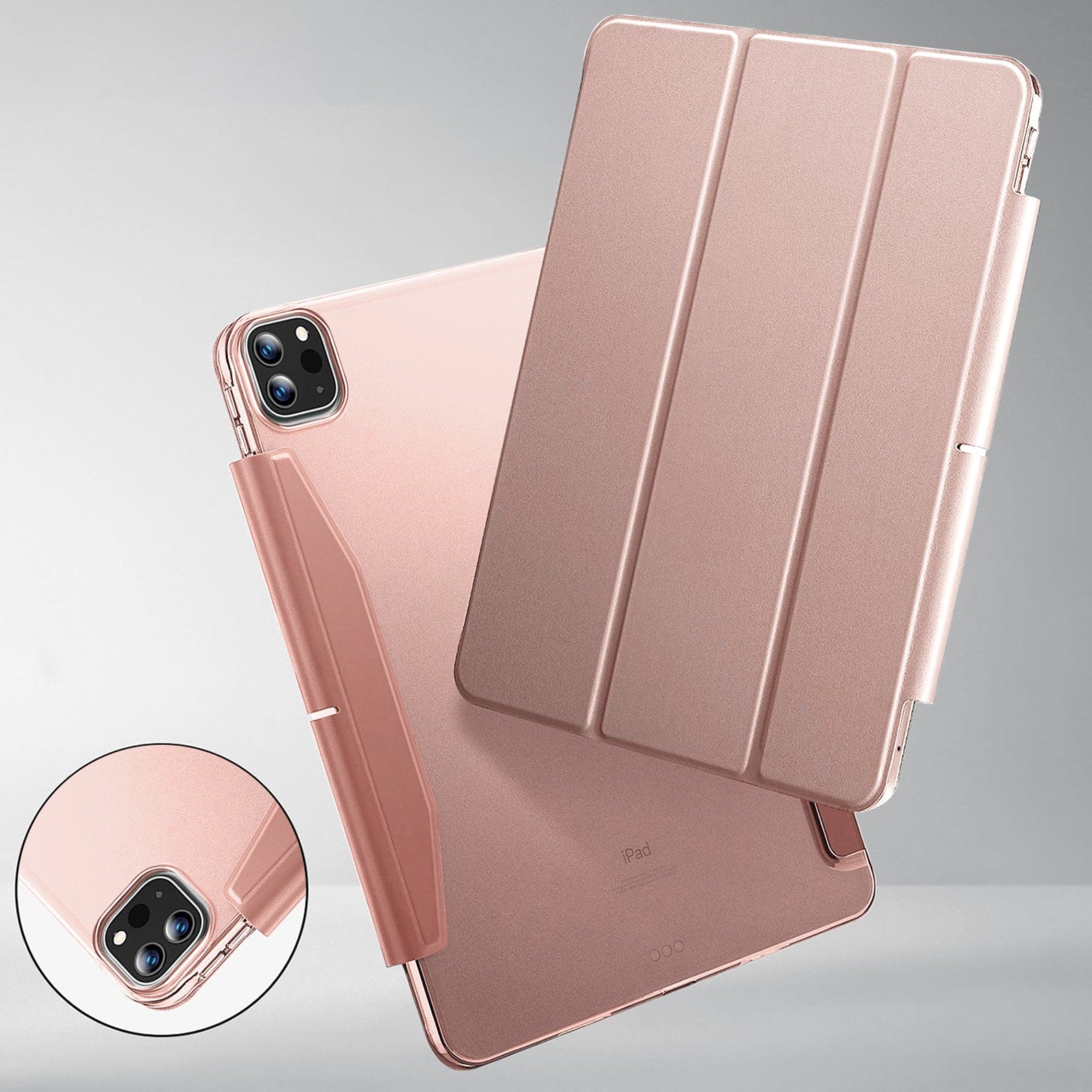 SAHARA - Venture Series Tri-Fold Folio Case for Apple iPad Pro (M4) 13" 2024 - Desert Rose