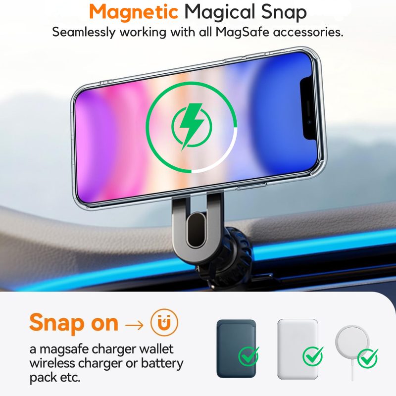Entronix Bundle Compatible with iPhone 17 - [Magnetic] Clear Case & 2 Clear Screen Protectors