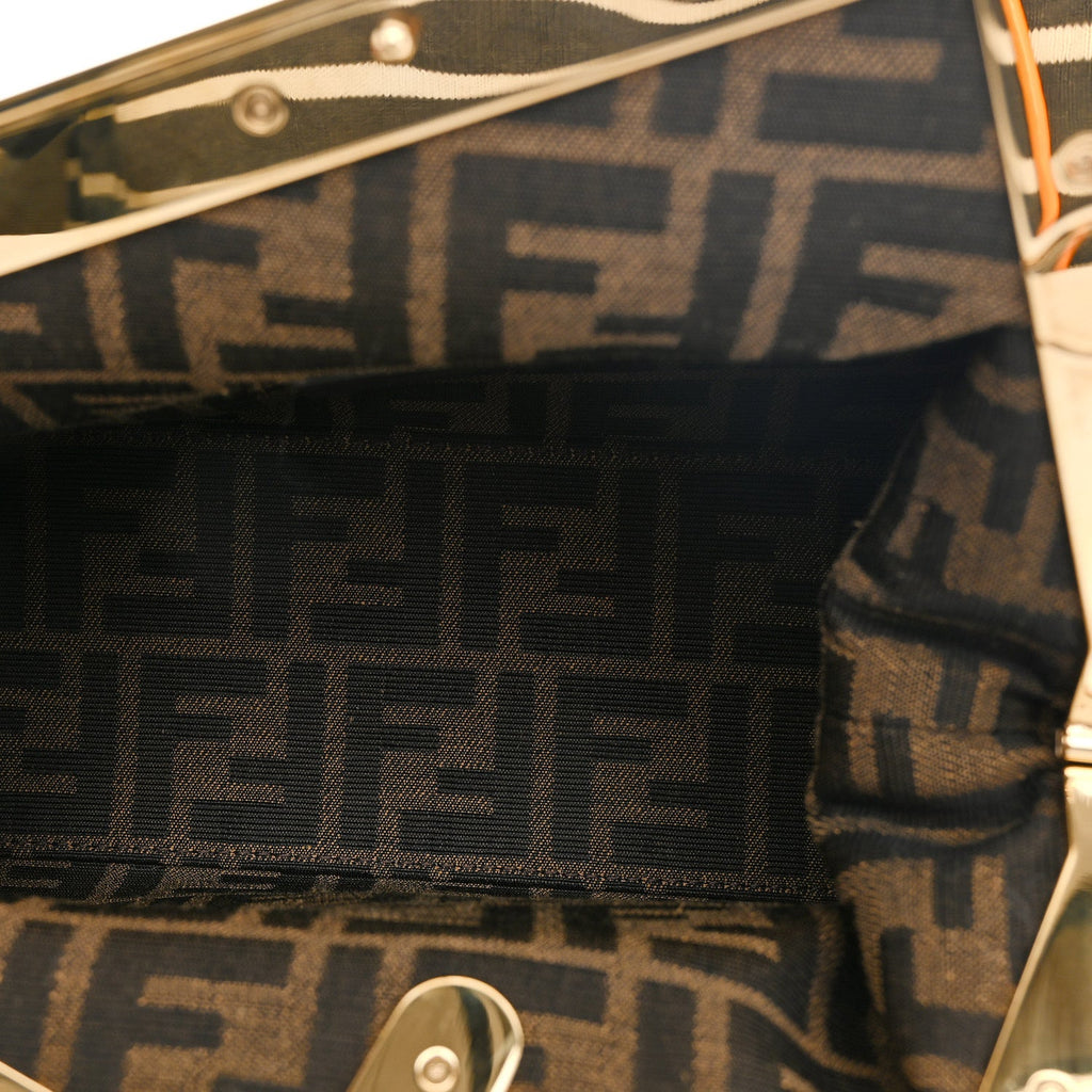 Baby Mongolian Nappa Small Fendi First White Fondente