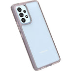SAHARA - Hybrid-Flex Hard Shell Case for Samsung Galaxy A53 5G - Clear/Rose Gold