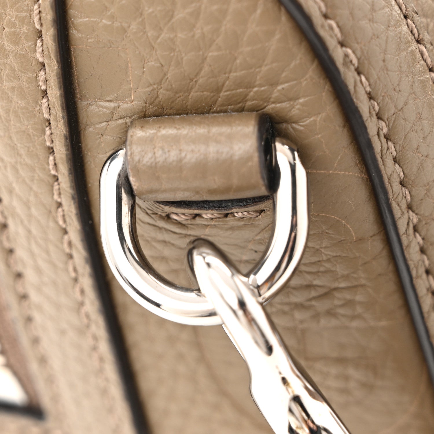 Piuma Calfskin Jumbo GG Embossed Mini Duffle Bag Good Taupe