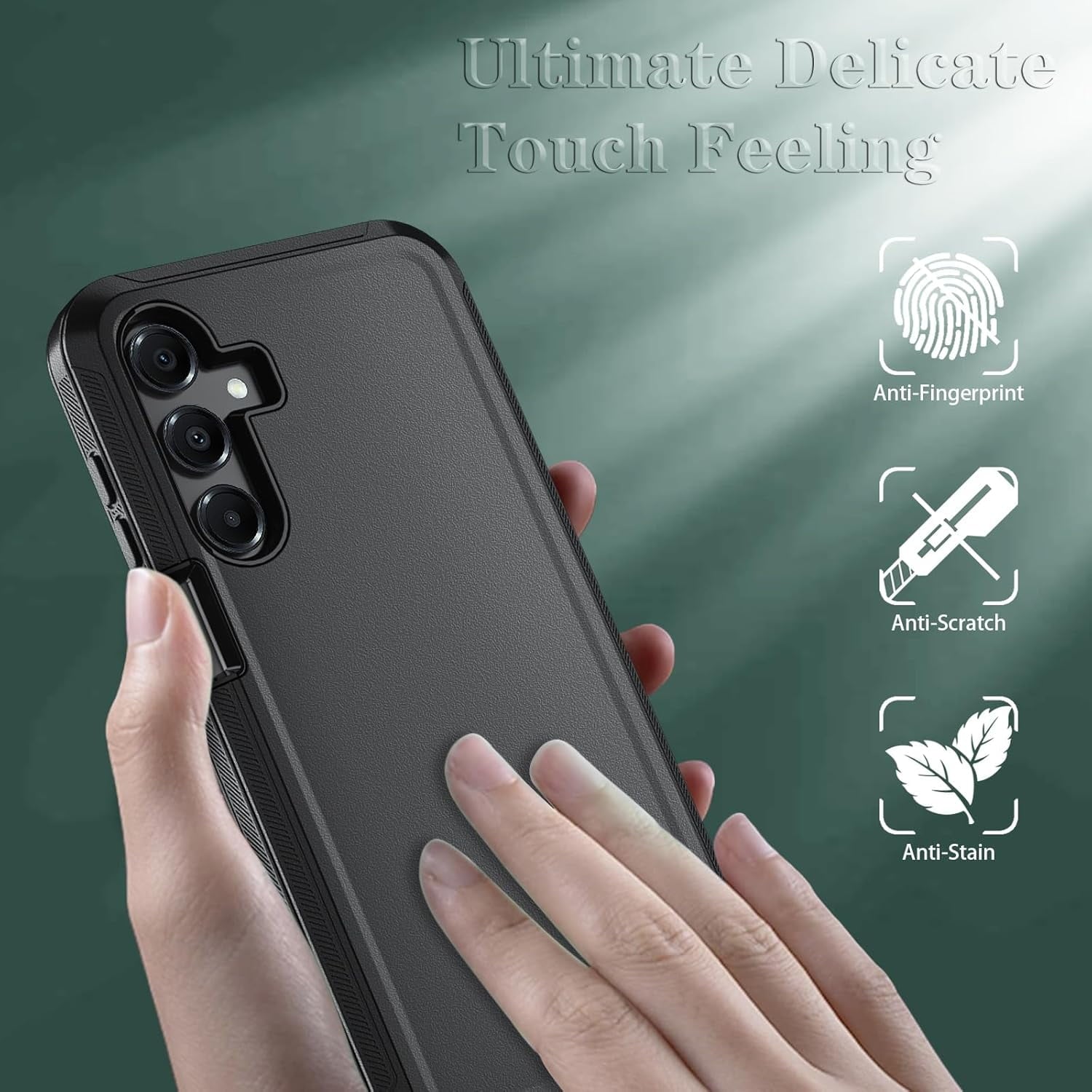 Entronix Case Compatible with Galaxy A16 - Triple-Layer Heavy Duty Protection