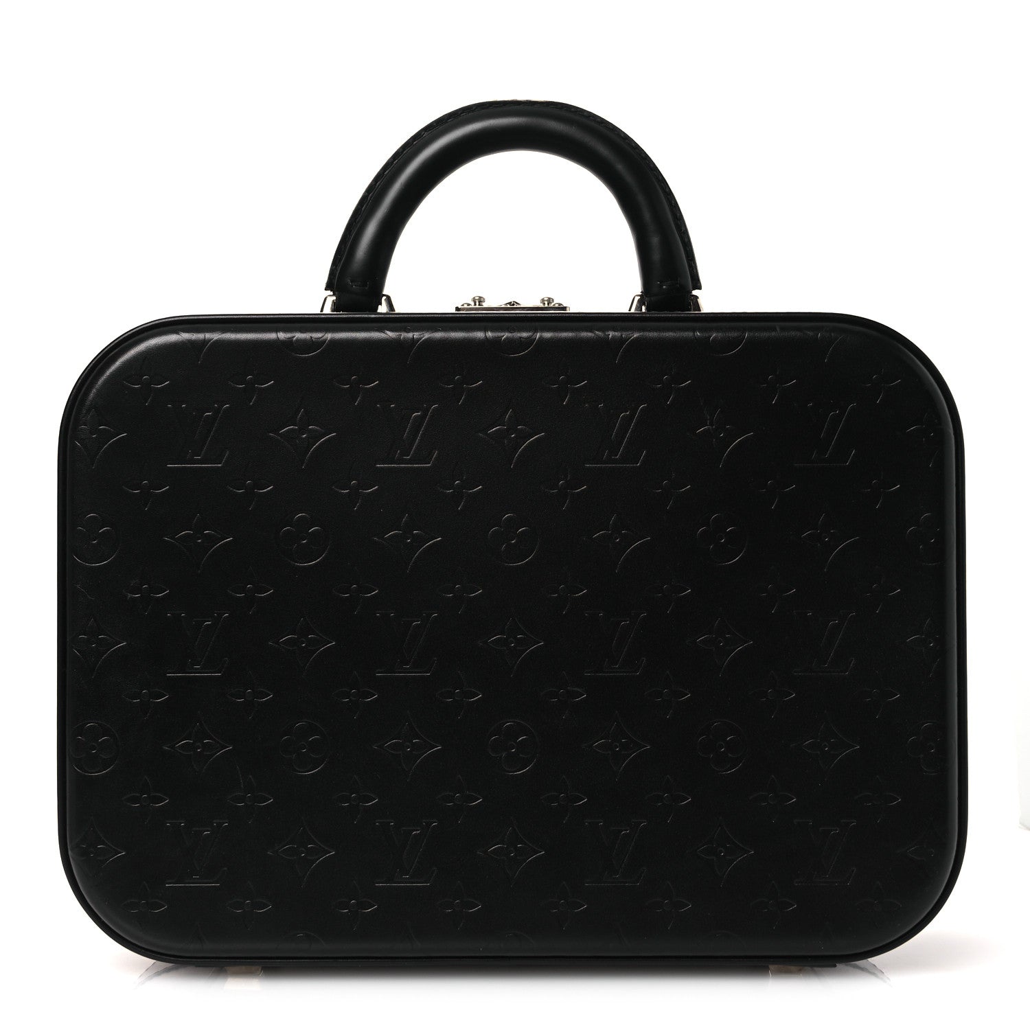 Monogram Glace Valisette MM Black
