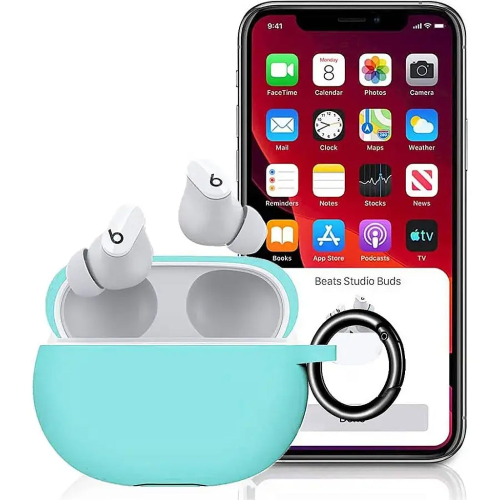 SAHARA - Case for Beats by Dr. Dre - Beats Studio Buds and Buds+ - Aqua Glow