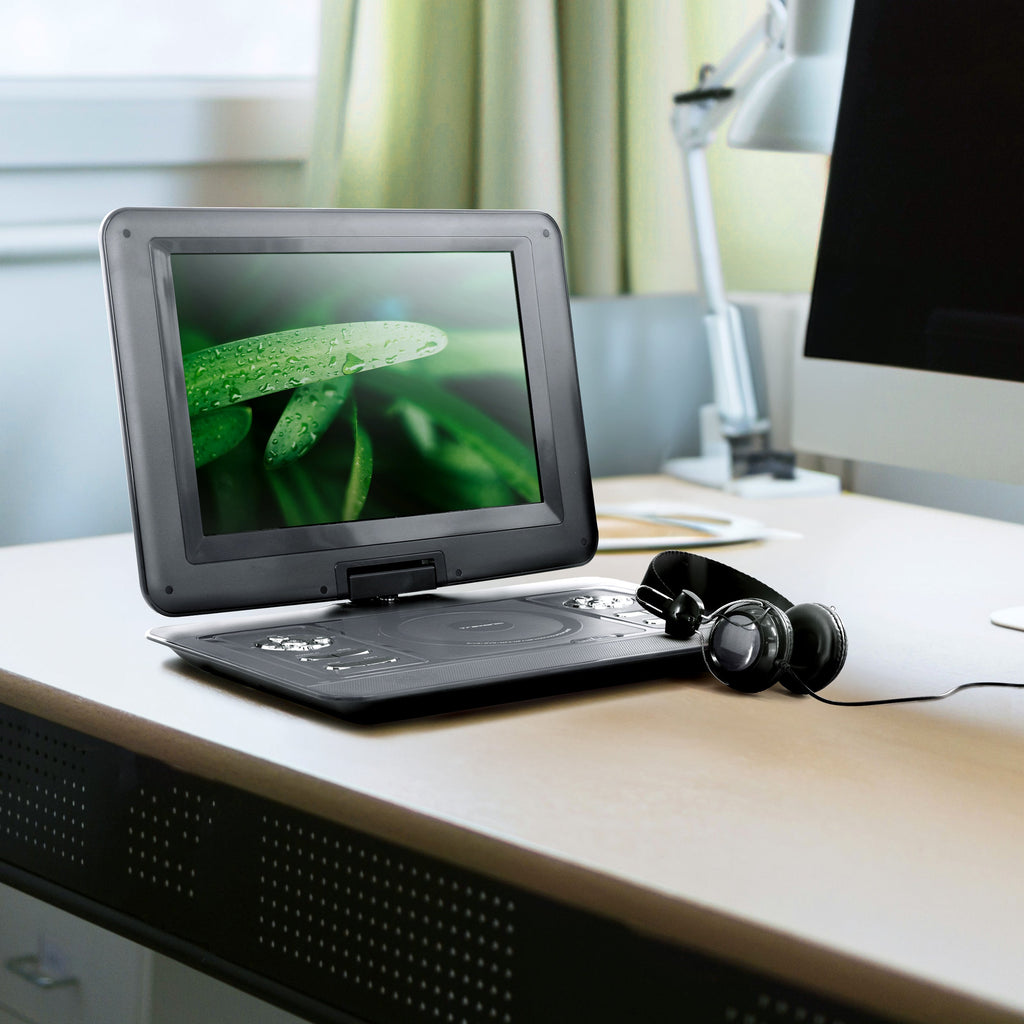 13.3 Inch Portable TV+DVD Player with Color TFT LED Screen and USB/HD/AV Inputs