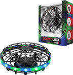 LED Hand Operated Drone for Kids or Adults - Hands Free Motion Sensor Mini Drones, Easy Indoor Flying Orb Ball Small UFO Toy for Boys and Girls (Green/Blue)