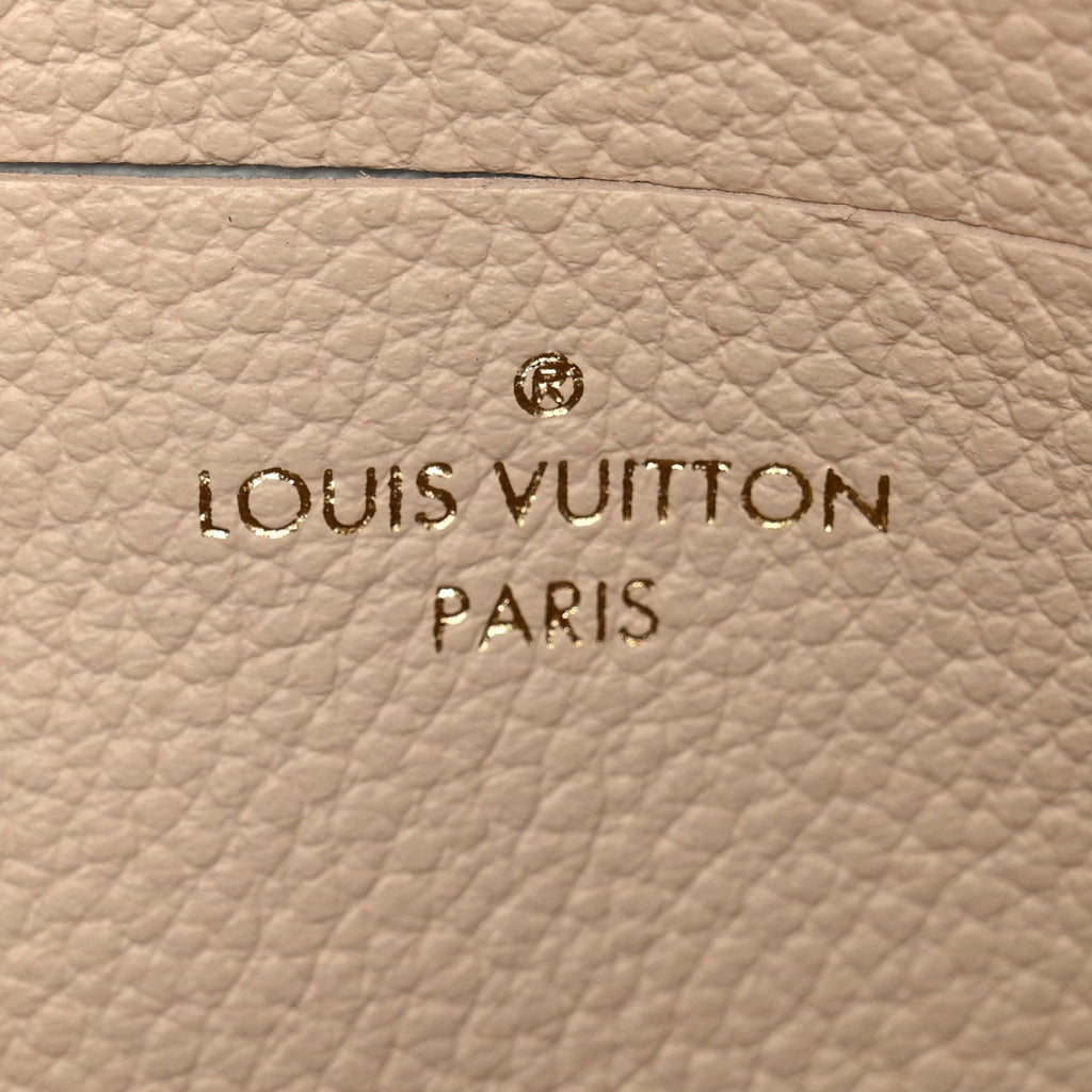 Empreinte Monogram Giant Ivy Wallet On Chain Cream