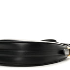 Soft Calfskin Arque Shoulder Bag Black