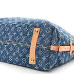 Monogram Denim CarryAll MM Blue