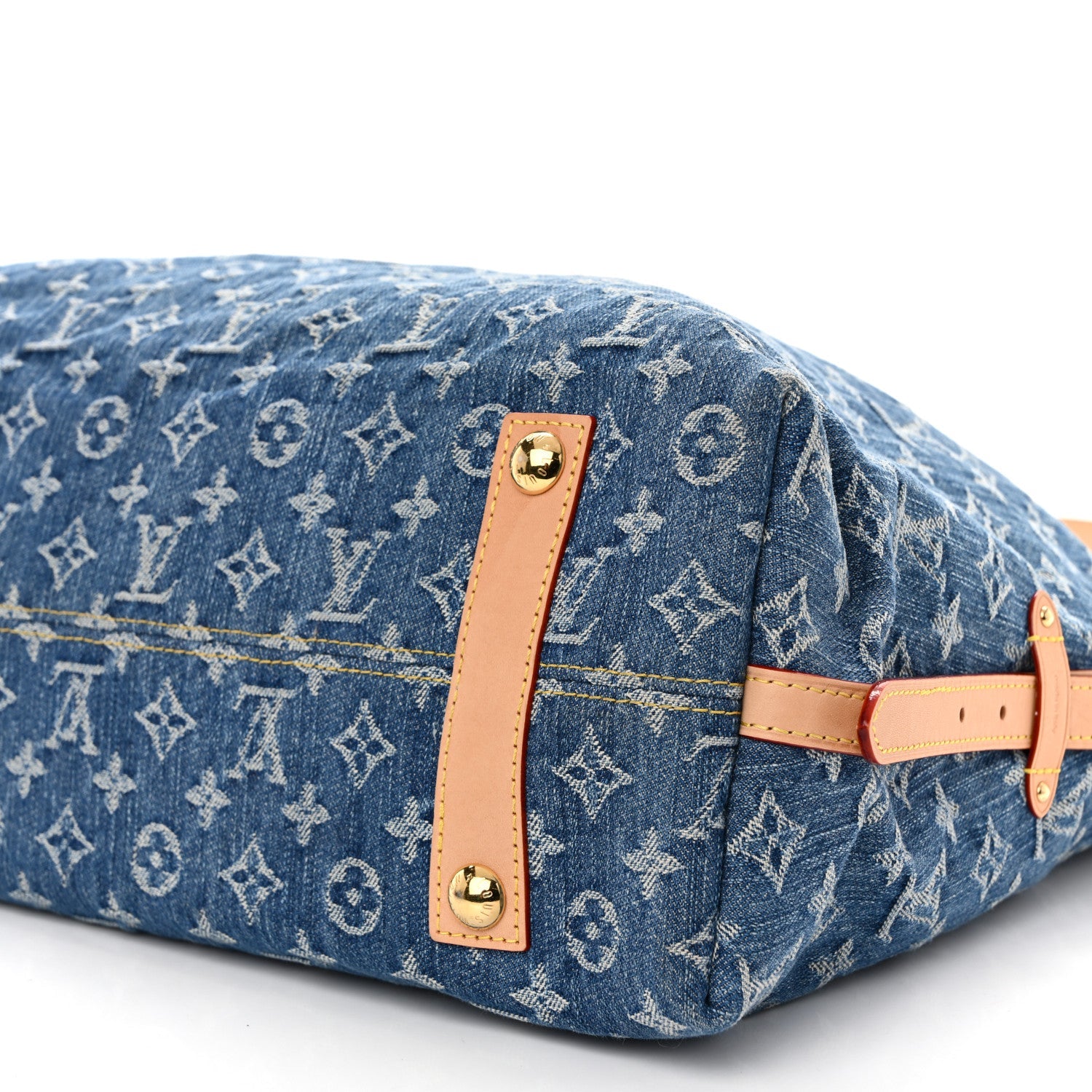Monogram Denim CarryAll MM Blue
