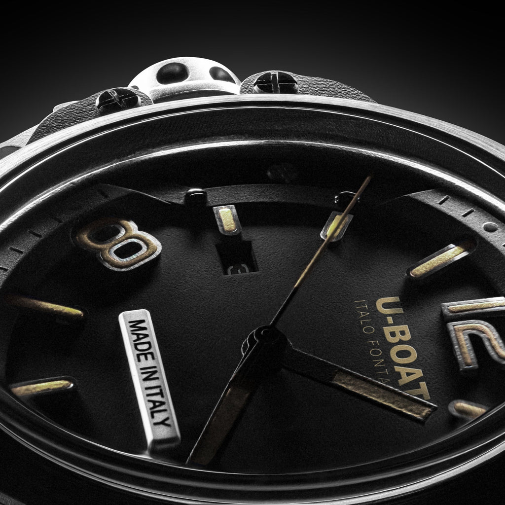 U-Boat Men's Watch Capsule 45mm Limited Edition Black Brown