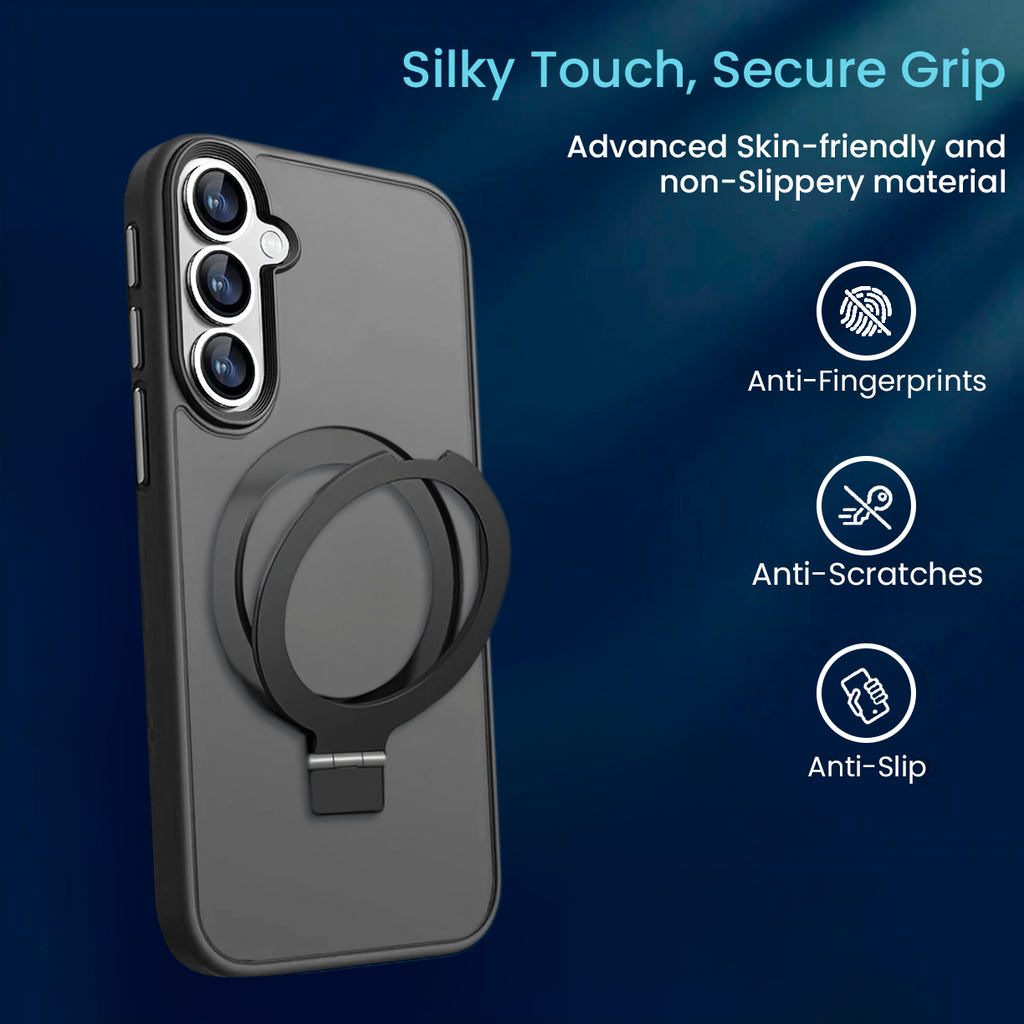 [DIS] Entronix [Magnetic] Case Compatible with Galaxy S26 Plus - Translucent Frosted Matte Gripstand