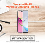 Universal Magnetic 15W Wireless Fast Charger