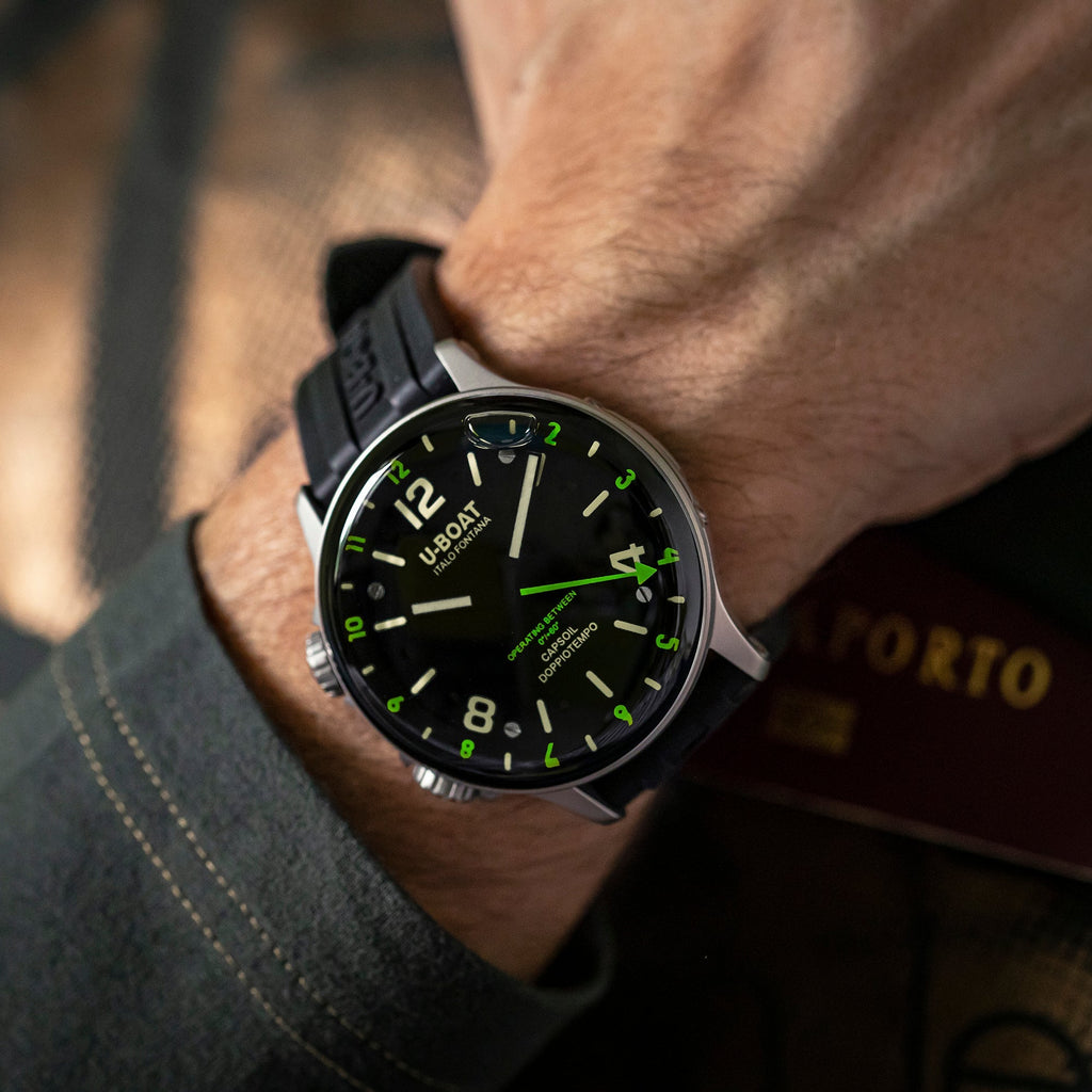 U-Boat Watch Capsoil Doppiotempo 45 Green Rehaut