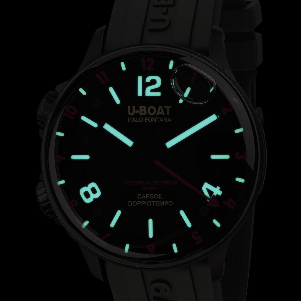 U-Boat Watch Doppiotempo 45 Red Rehaut