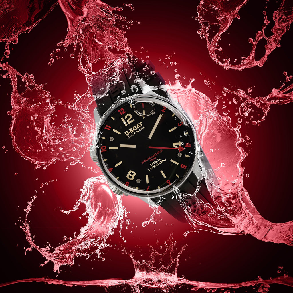 U-Boat Watch Doppiotempo 45 Red Rehaut