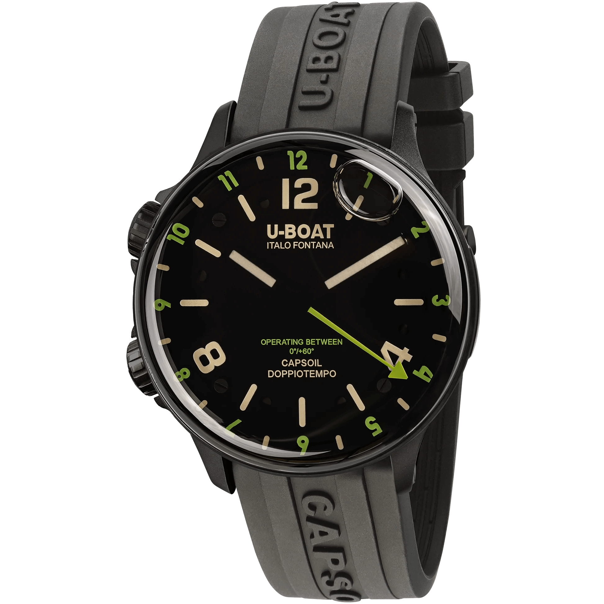 U-Boat Watch Capsoil Doppiotempo 45 DLC Green Rehaut