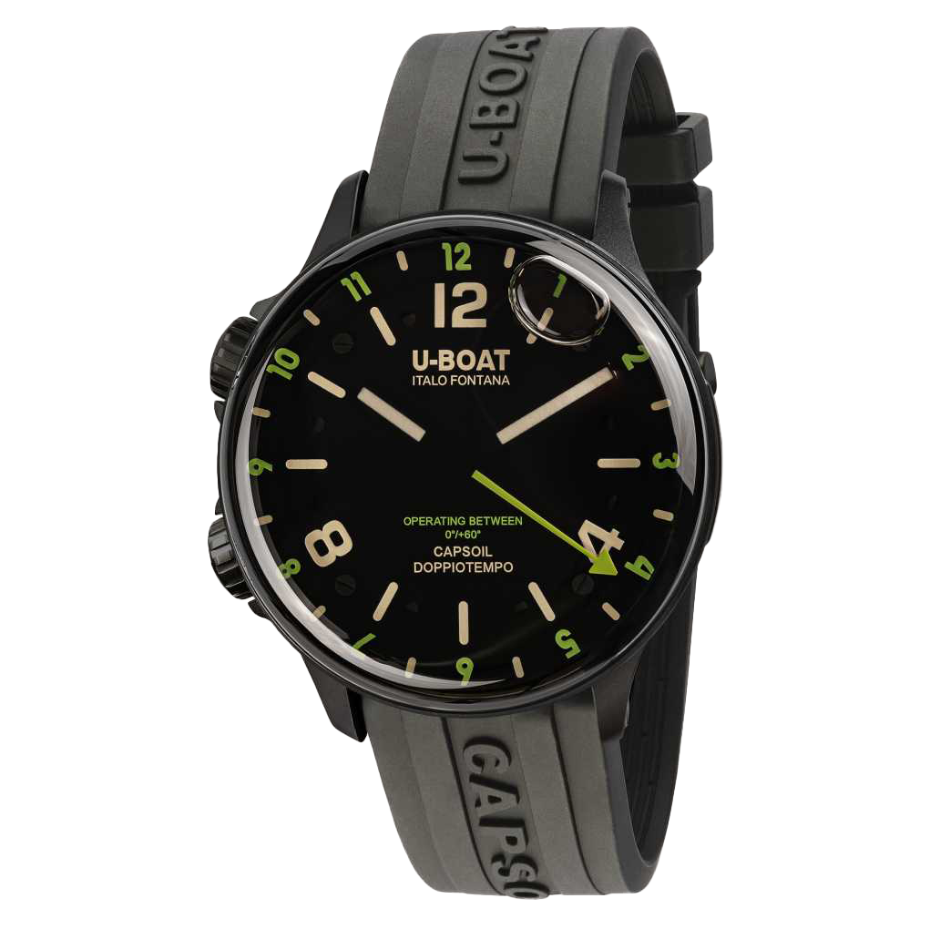 U-Boat Watch Capsoil Doppiotempo 45 DLC Green Rehaut