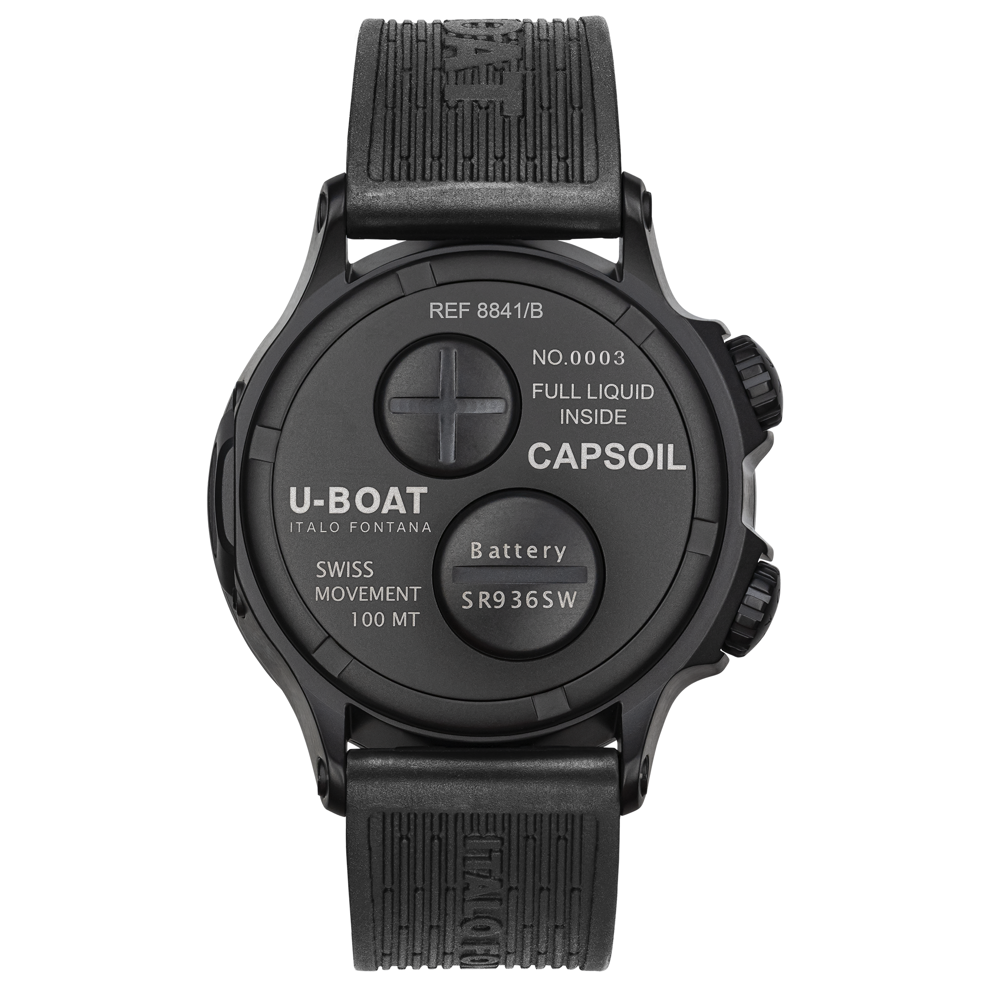 U-Boat Watch Doppiotempo 45 DLC Red Rehaut