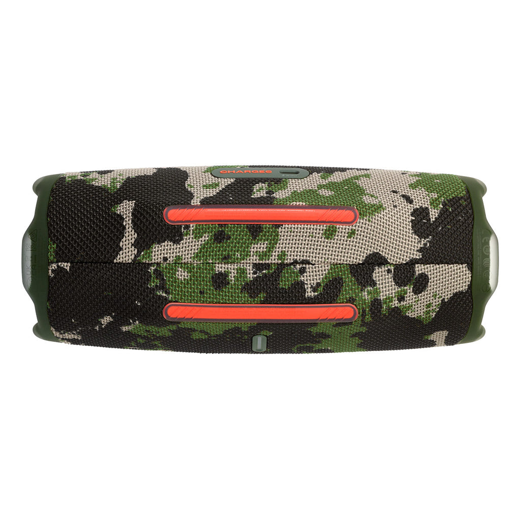 JBL Charge 6 Waterproof Portable Speaker Bundle with gSport Silicone Sleeve (Camo)