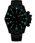 Ball Men's Watch Submarine Warfare Ceramic Chronograph Black