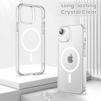 [DIS] Entronix [Magnetic] Case Compatible with iPhone 17e - [Hard Back] Glitter Clear
