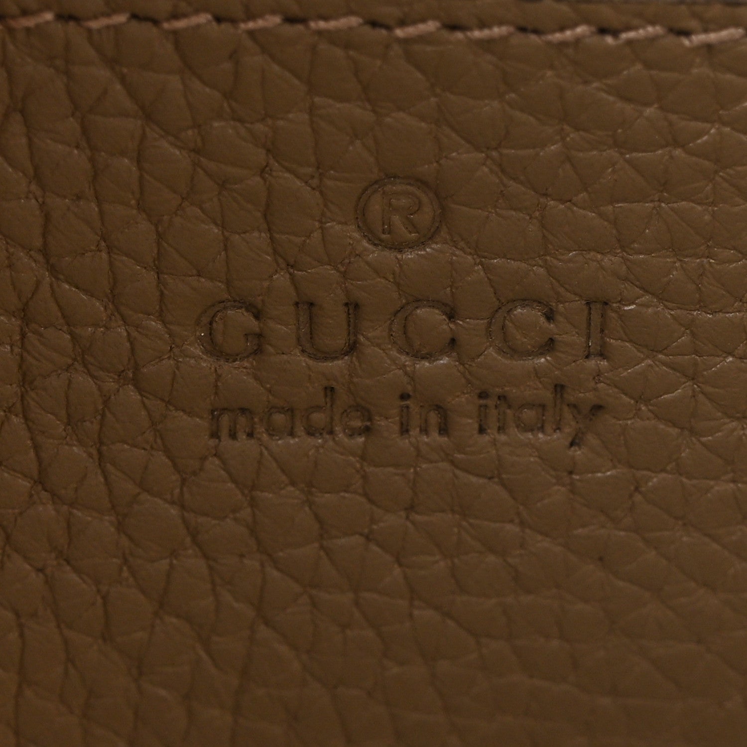 Piuma Calfskin Jumbo GG Embossed Mini Duffle Bag Good Taupe
