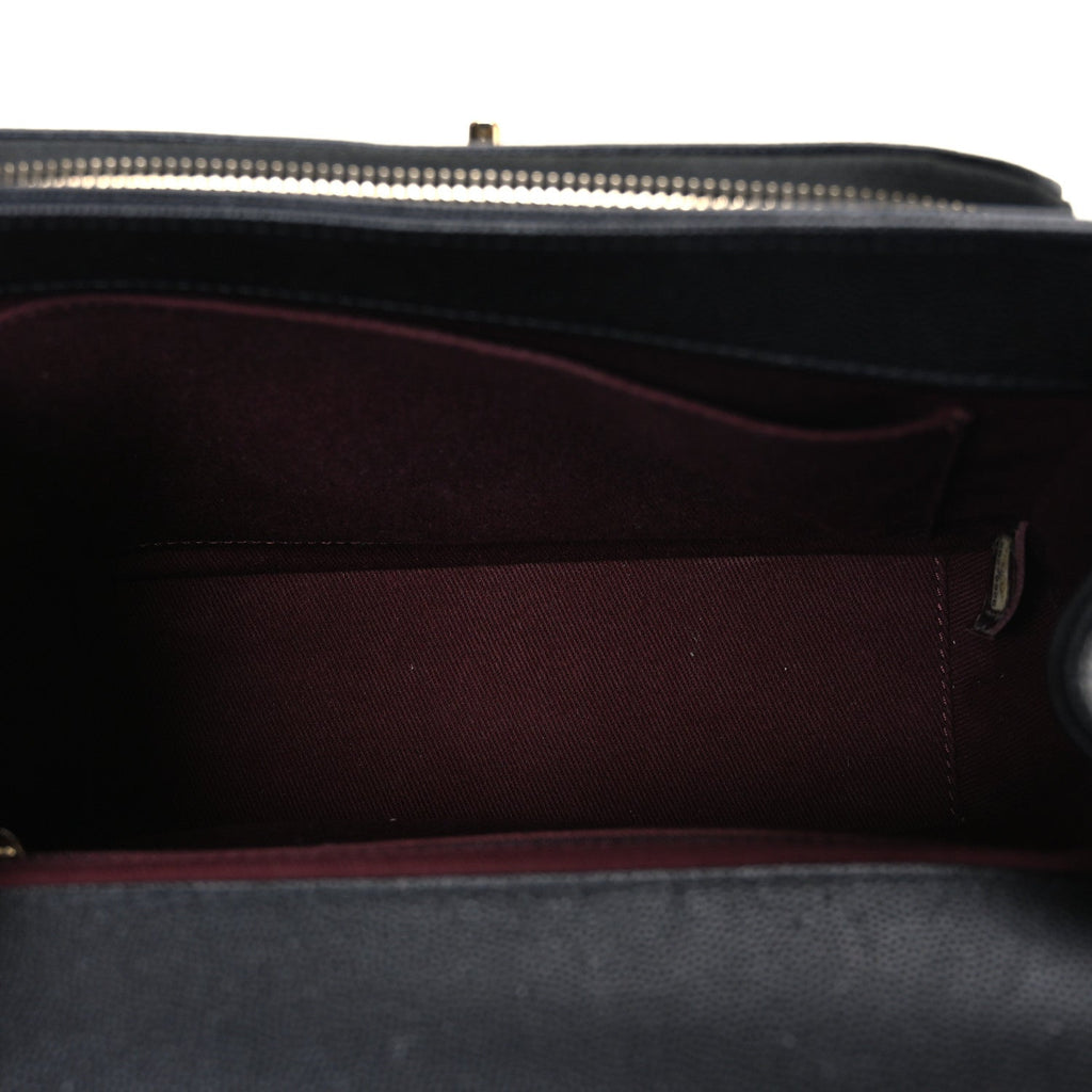 Caviar Quilted Medium Business Affinity Flap Black