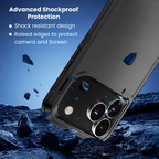 Entronix Case Compatible with iPhone 17 Pro - Triple-Layer Heavy Duty Protection