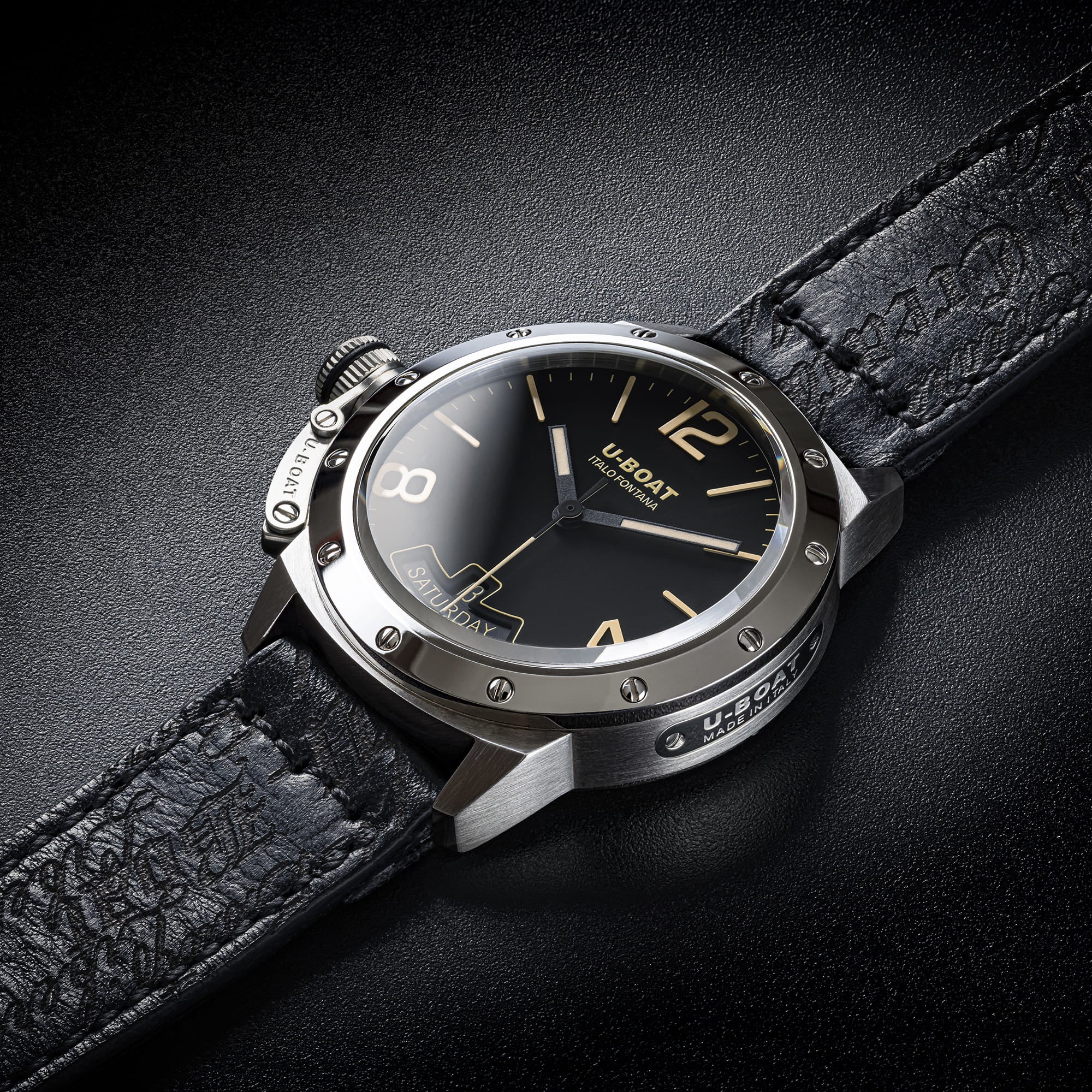 U-Boat Men's Watch Classico Vintage 40mm Black