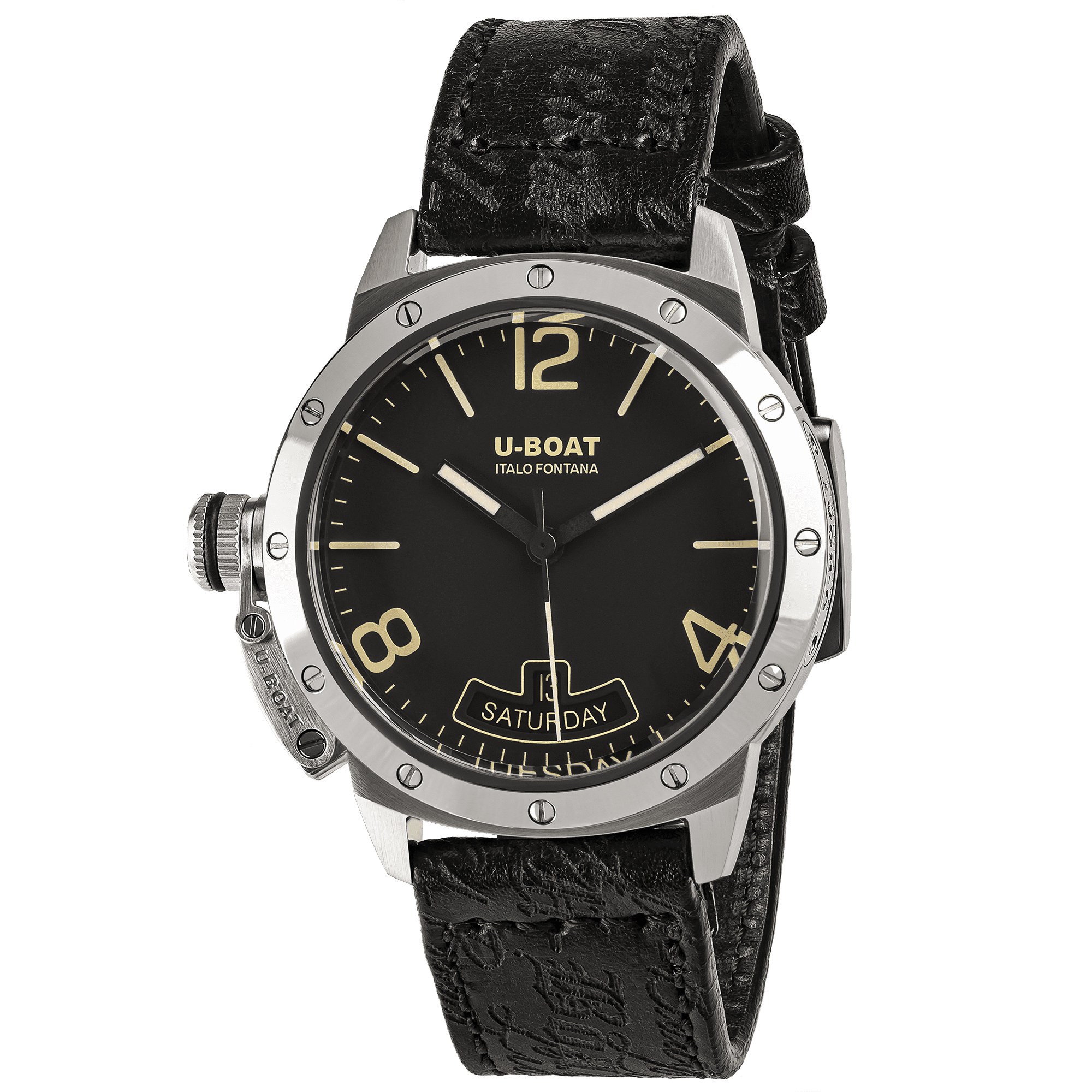 U-Boat Men's Watch Classico Vintage 40mm Black