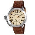 U-Boat Men's Watch Classico Tungsteno 42mm Beige Brown