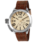U-Boat Men's Watch Classico Tungsteno 42mm Beige Brown