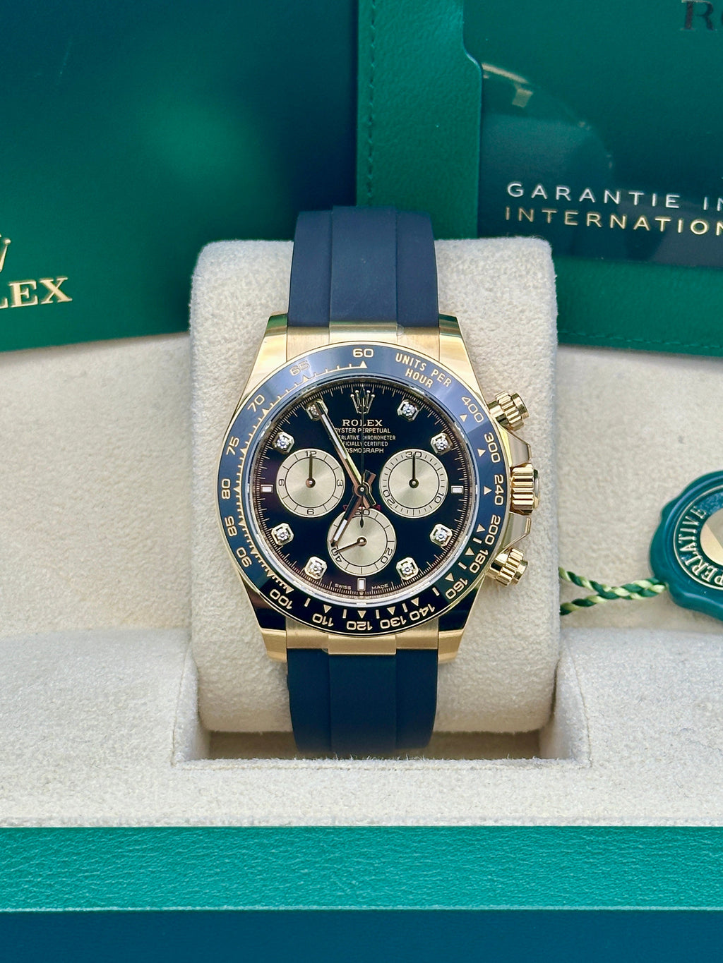 Rolex Yellow Gold  Daytona   - Black And Golden Diamond Dial - 126518ln bkchdof