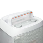 JBL PartyBox Club 120 Portable Party Speaker with gSport Cargo Sleeve (White)