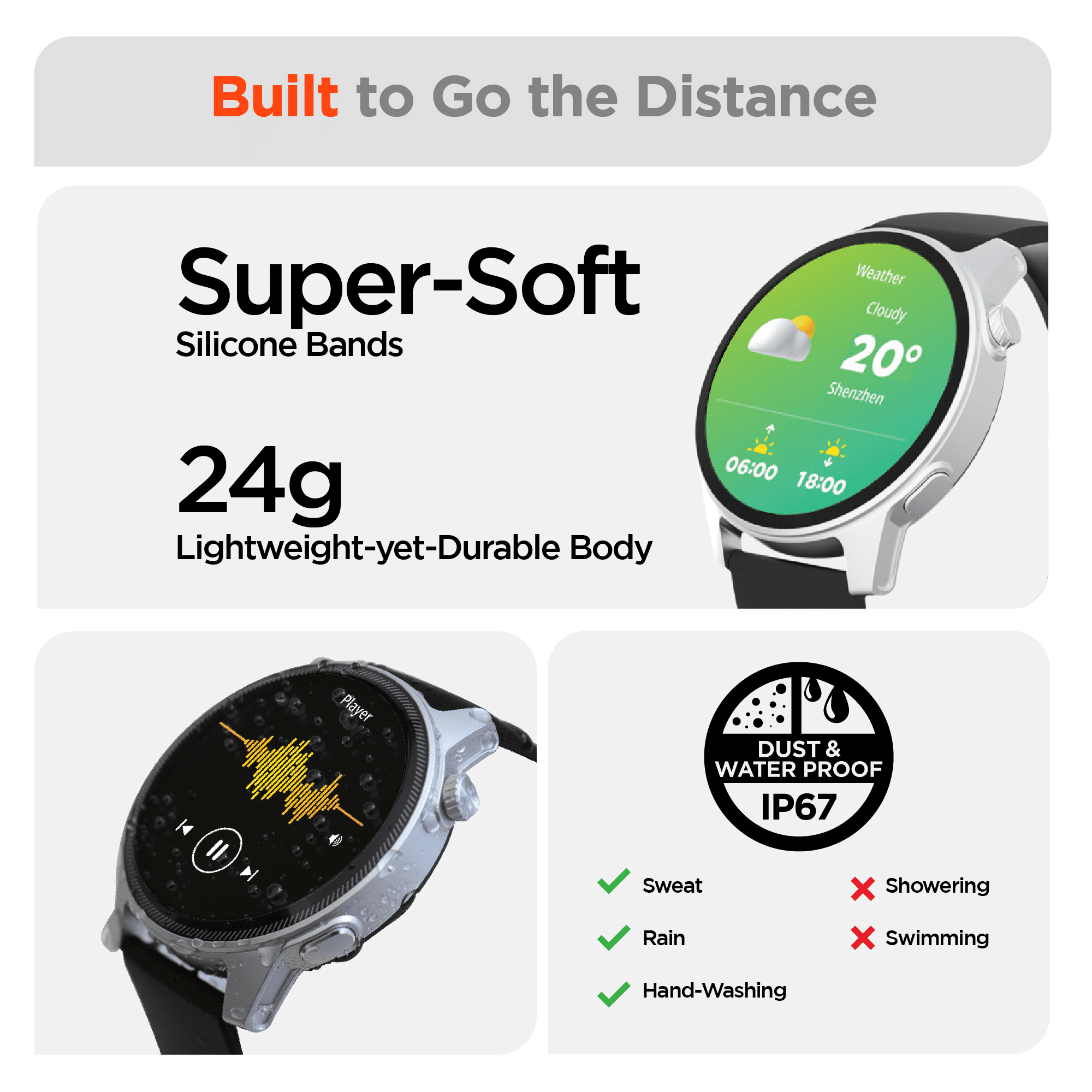 SmartWatch + Fitness Tracker