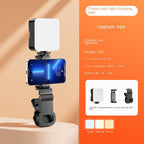 Portable outdoor mini fill light  version mobile phone live broadcast bracket clip tripod photography soft light LED