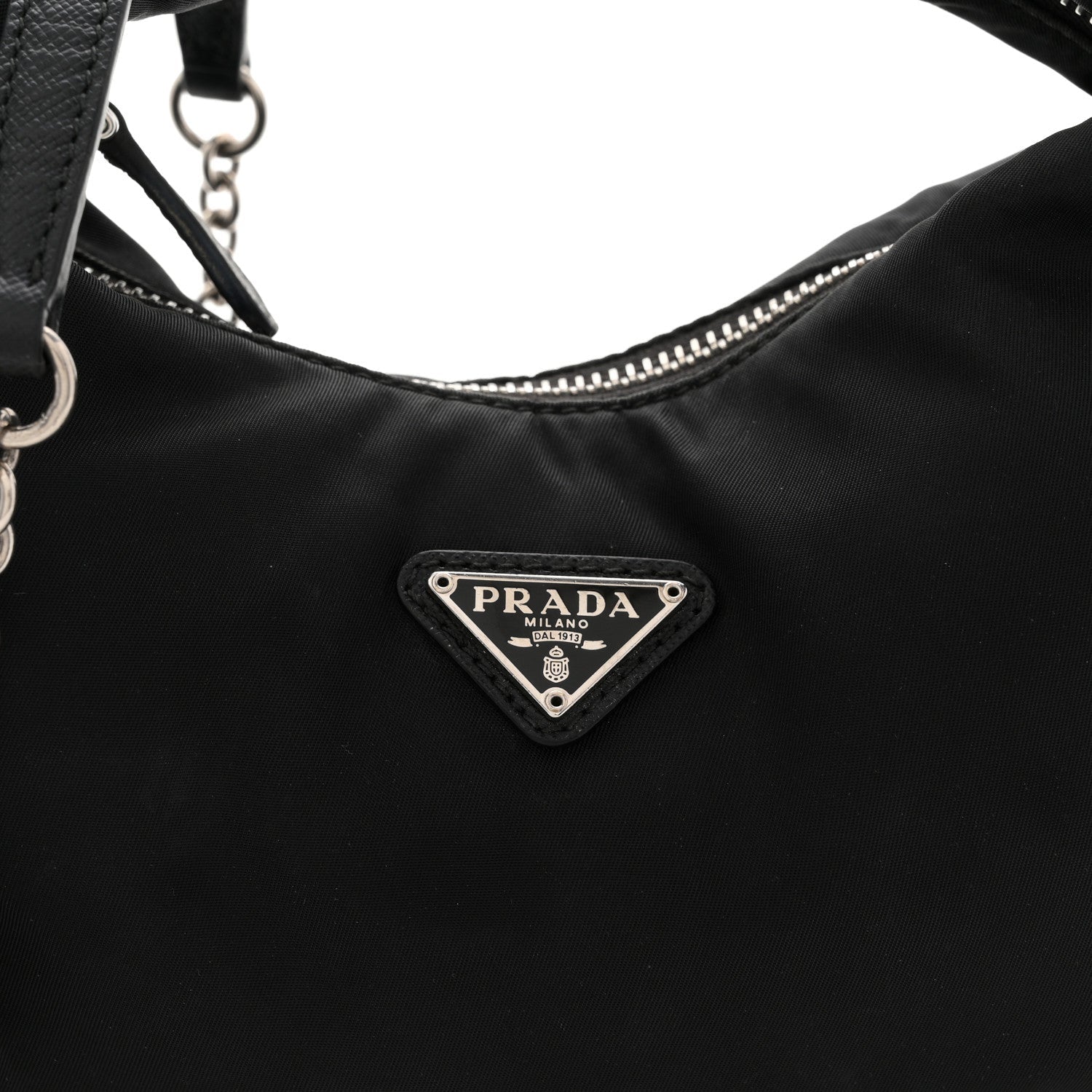 Tessuto Nylon Saffiano Re-Edition 2006 Shoulder Bag Black