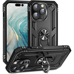Entronix Case Compatible with iPhone 16 Pro - Dual-Layer Guard Gripstand