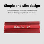 M.2 SSD NVMe 2280 Heat Sink Aluminum With Thermal Pad