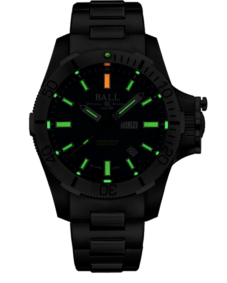 Ball Men's Watch Submarine Warfare Limited Edition Blue