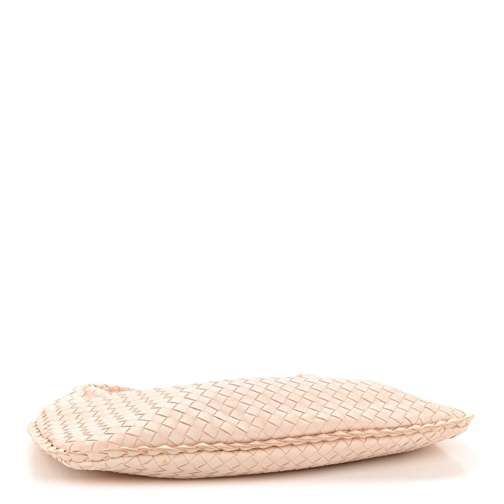 Nappa Intrecciato Medium Veneta Hobo Flamingo