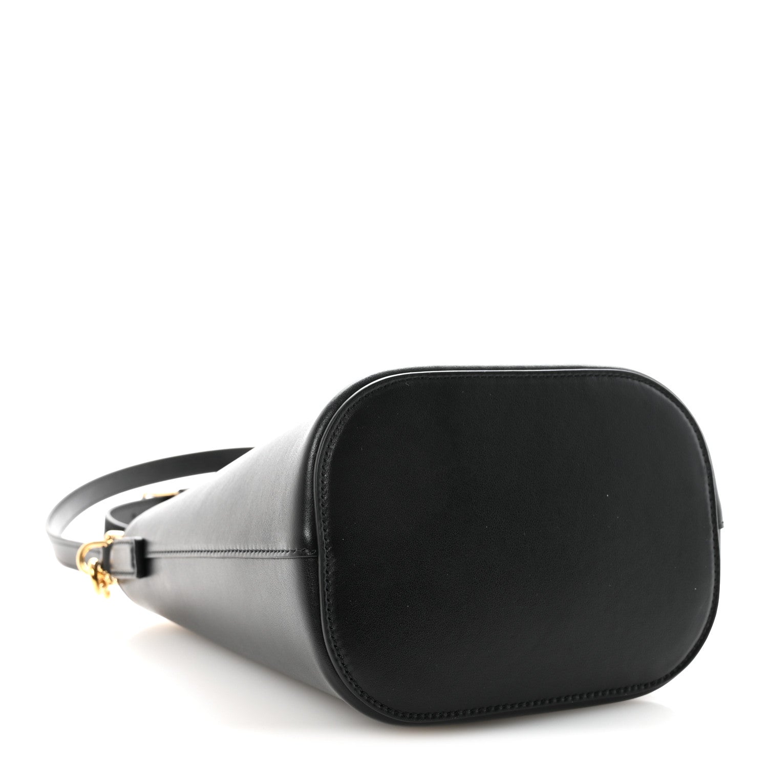 Smooth Calfskin Triomphe Small Louise Bag Black